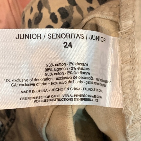 William Rast Cheetah Print Perfect Ankle Skinny Stretch Jeans - Picture 8 of 12